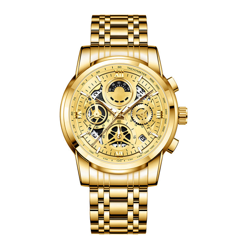 ⌚ LIMITED-TIME 50% OFF! ✨ Men's Classic Quartz Watch – Durable Band, Timeless Style 🖤