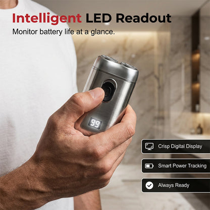 Portable Dual-Head Electric Shaver