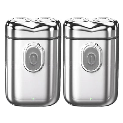 Portable Dual-Head Electric Shaver