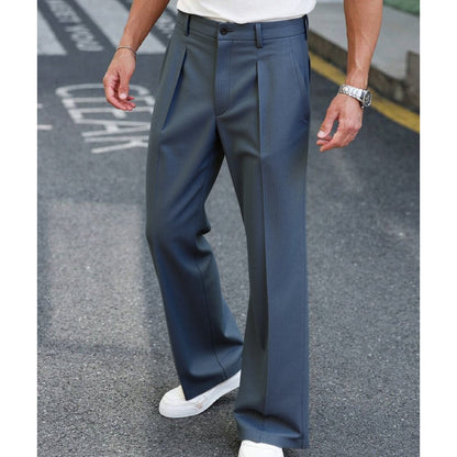 🎉 2026 Sale — Over 50,000 Sold!💞 Men's Soft Draped Straight Leg Trousers👖