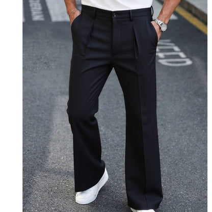 🎉 2026 Sale — Over 50,000 Sold!💞 Men's Soft Draped Straight Leg Trousers👖