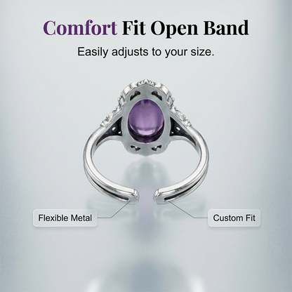 📢📢50% OFF !! ⏰Vintage Lace Amethyst Ring