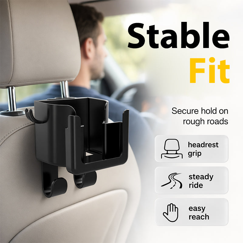 Space-Saving Car Cup Holder