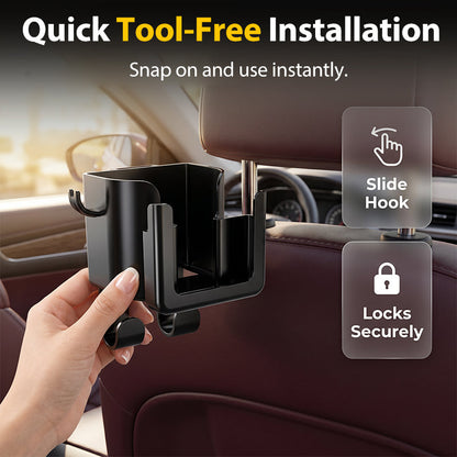 Space-Saving Car Cup Holder