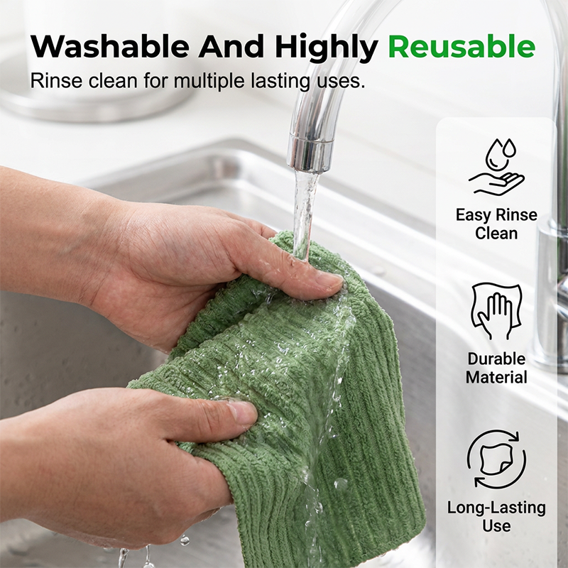 🎉 2026 Sale — Over 28,000 Sold! 🧽 Tear, Wipe & Done – No More Stinky Sponges! 💚
