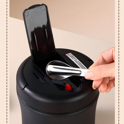 📢📢50% OFF !! ⏰Vacuum Insulated Food Jar with Folding Spoon