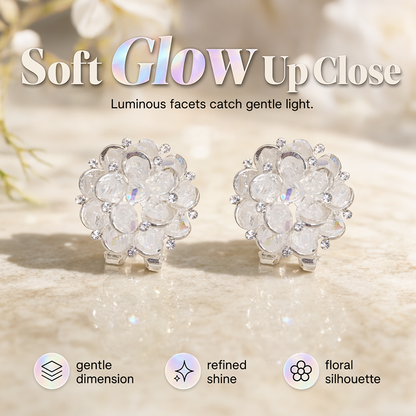 ⏳ Limited time 50% off! 💥💎Elegant Sparkling Floral Stud Earrings☁️