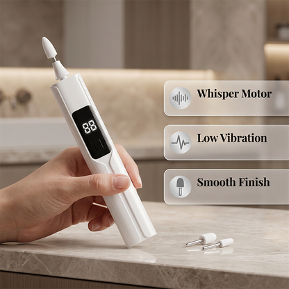 📢 LIMITED TIME 50% OFF! 💅 Professional Electric Nail Drill Kit – Callus Removal, Interchangeable Heads & Smart LED Display ✨