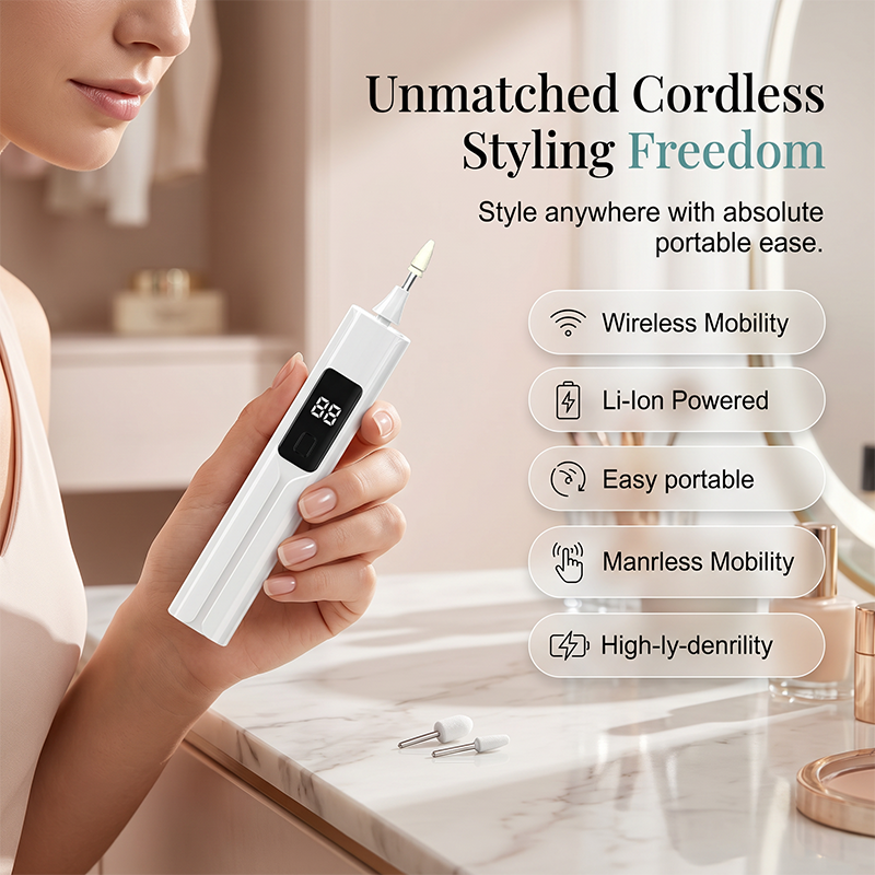 📢 LIMITED TIME 50% OFF! 💅 Professional Electric Nail Drill Kit – Callus Removal, Interchangeable Heads & Smart LED Display ✨