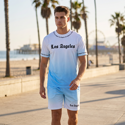 🌊 LIMITED TIME 50% OFF! 🔥 Men's Summer Casual Printed 2-Piece Set – 82K+ Sold! Eye-Catching Gradient Design & Premium Comfort Fabric 🎯