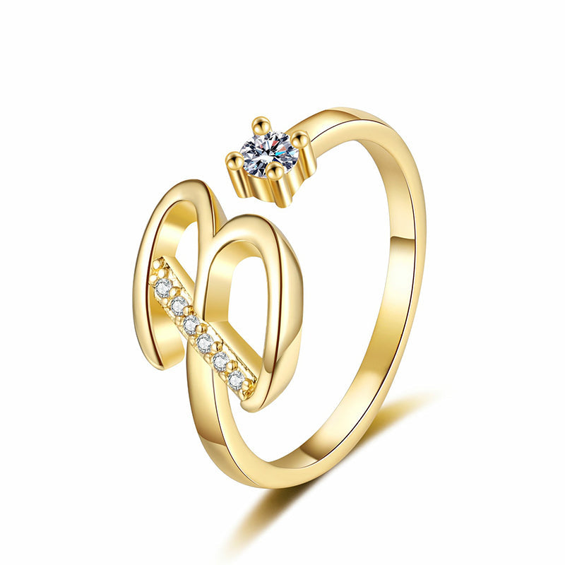 💍 50% OFF NOW! ✨ Adjustable Sparkle Initial Ring – Customizable & elegant – Perfect for gifting or daily wear – lightweight and luminous 💖🌸🌿
