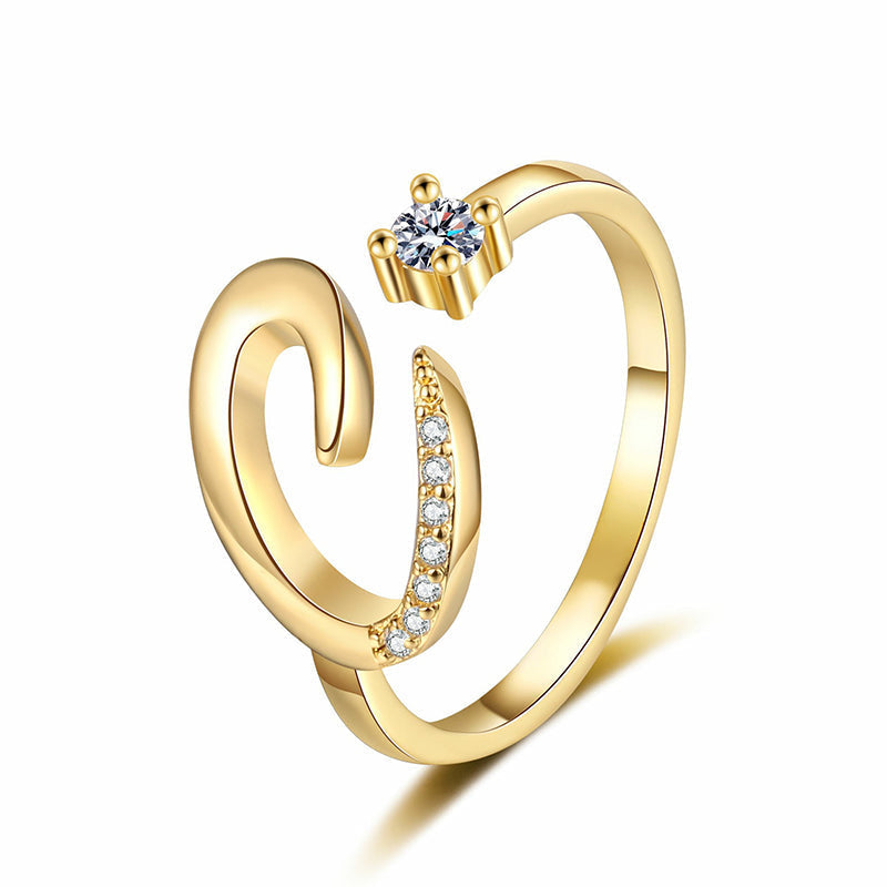 💍 50% OFF NOW! ✨ Adjustable Sparkle Initial Ring – Customizable & elegant – Perfect for gifting or daily wear – lightweight and luminous 💖🌸🌿