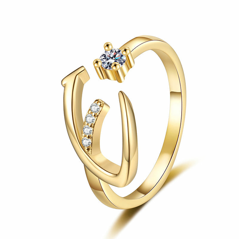 💍 50% OFF NOW! ✨ Adjustable Sparkle Initial Ring – Customizable & elegant – Perfect for gifting or daily wear – lightweight and luminous 💖🌸🌿