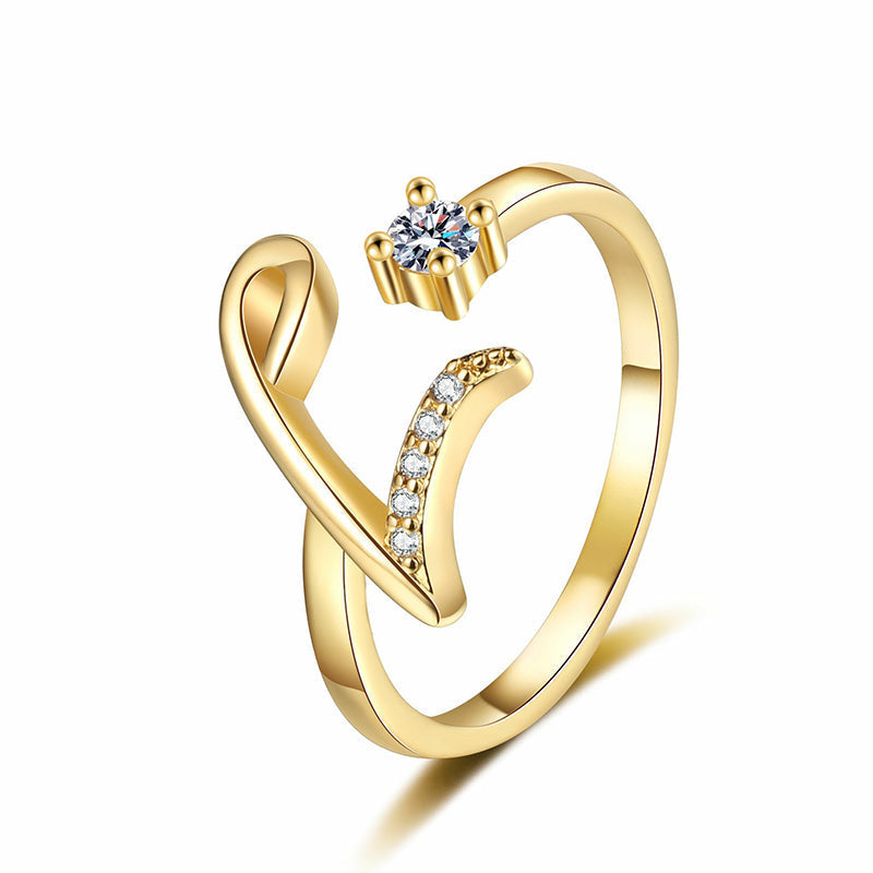 💍 50% OFF NOW! ✨ Adjustable Sparkle Initial Ring – Customizable & elegant – Perfect for gifting or daily wear – lightweight and luminous 💖🌸🌿
