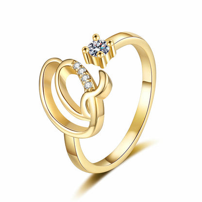 💍 50% OFF NOW! ✨ Adjustable Sparkle Initial Ring – Customizable & elegant – Perfect for gifting or daily wear – lightweight and luminous 💖🌸🌿