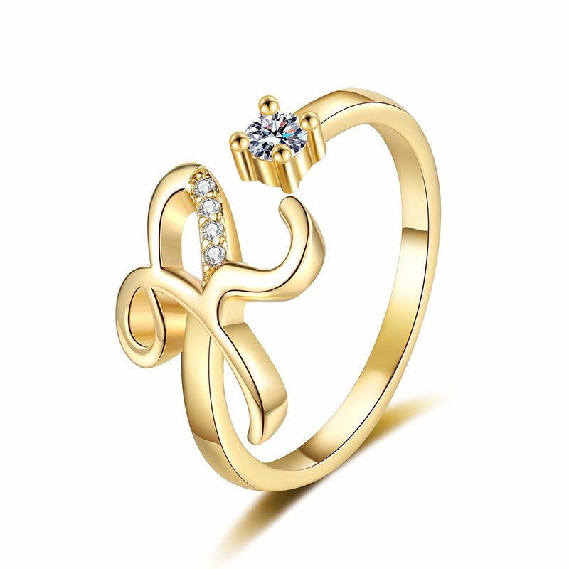 💍 50% OFF NOW! ✨ Adjustable Sparkle Initial Ring – Customizable & elegant – Perfect for gifting or daily wear – lightweight and luminous 💖🌸🌿