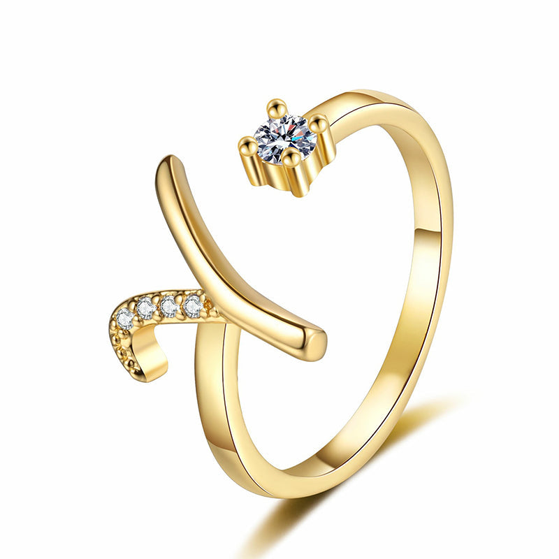 💍 50% OFF NOW! ✨ Adjustable Sparkle Initial Ring – Customizable & elegant – Perfect for gifting or daily wear – lightweight and luminous 💖🌸🌿