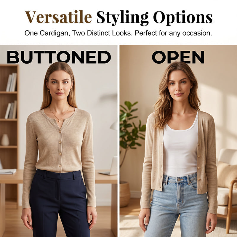 🎉 2026 Sale — Over 72,000 Sold! ✨ Women’s Cropped Cardigan – Airy ☁️