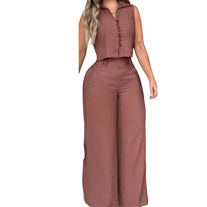 👗 2026 Sale — Over 41,000 Sold! 🌟Women's Sleeveless Top & Pants 2-Piece Set