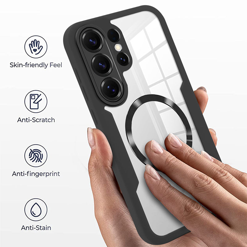 📱 2026 Sale — Over 66,000 Sold!🔥 Magnetic Full Coverage Phone Case – Shock Buffer Edge 🛡️