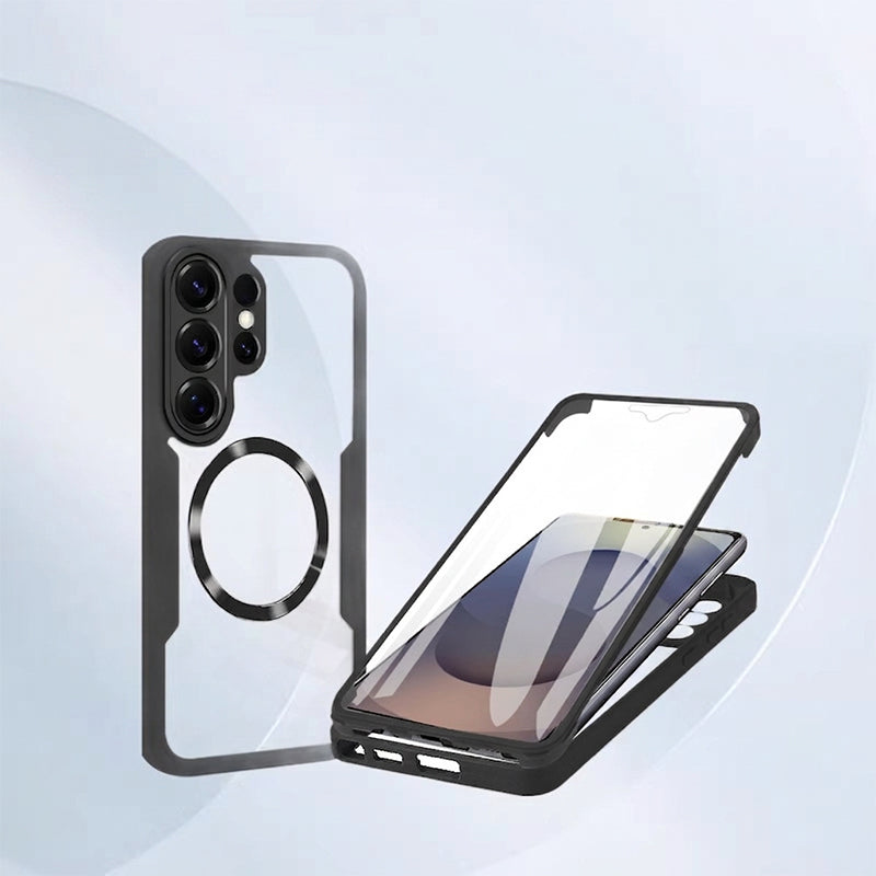 📱 2026 Sale — Over 66,000 Sold!🔥 Magnetic Full Coverage Phone Case – Shock Buffer Edge 🛡️