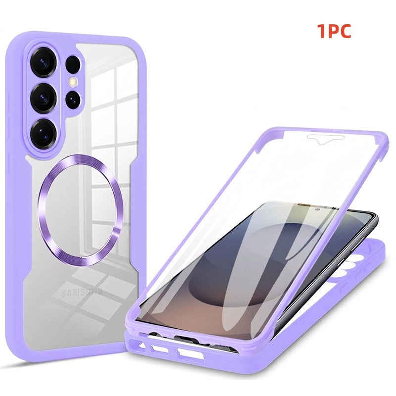 📱 2026 Sale — Over 66,000 Sold!🔥 Magnetic Full Coverage Phone Case – Shock Buffer Edge 🛡️