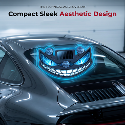 Solar Devil Eye LED Car Warning Light