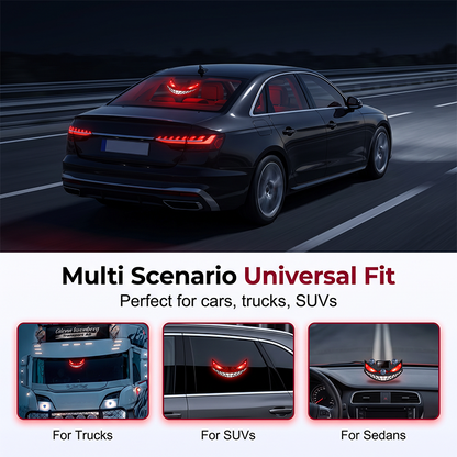 Solar Devil Eye LED Car Warning Light