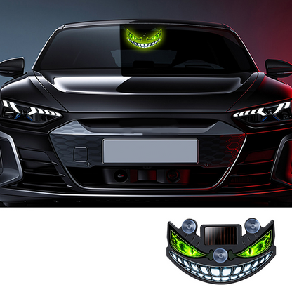 Solar Devil Eye LED Car Warning Light