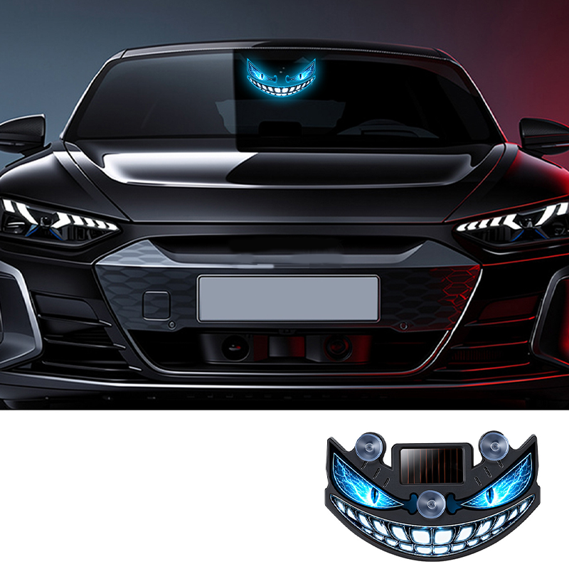 Solar Devil Eye LED Car Warning Light