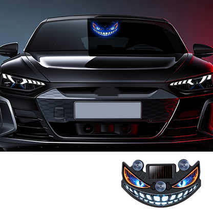 Solar Devil Eye LED Car Warning Light