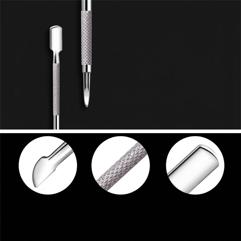 3-Piece Stainless Steel Cuticle Care Tool Set