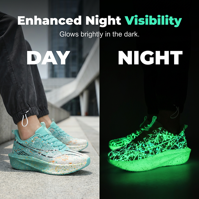 📢📢40% OFF !! ⏰Glow-in-the-Dark Splatter Print Casual Sneakers