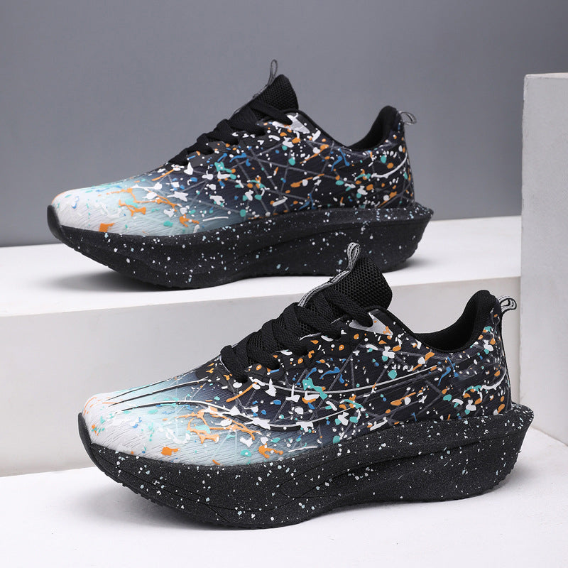 📢📢40% OFF !! ⏰Glow-in-the-Dark Splatter Print Casual Sneakers