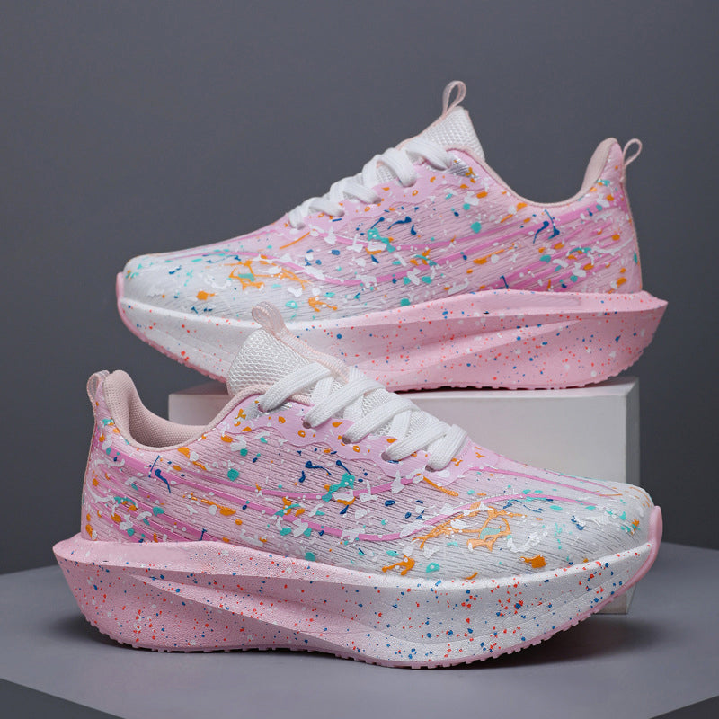 📢📢40% OFF !! ⏰Glow-in-the-Dark Splatter Print Casual Sneakers