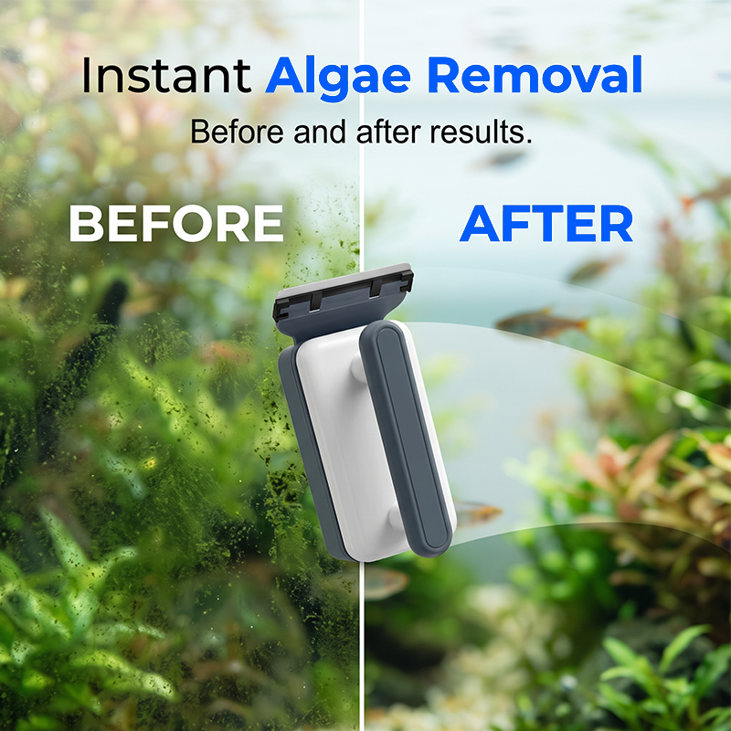 📢📢50% OFF !! ⏰Magnetic Aquarium Glass Cleaner Tool