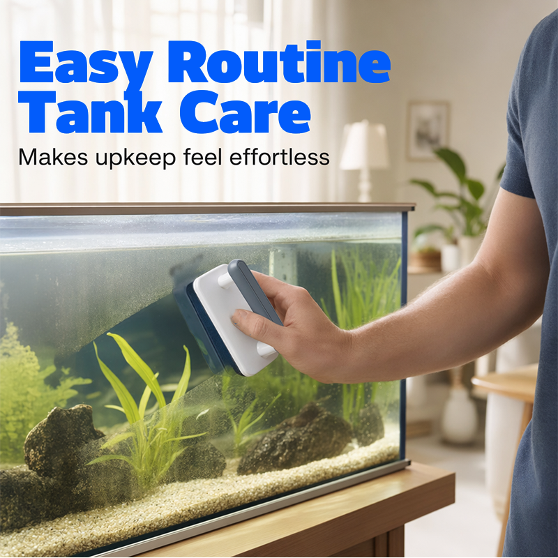 📢📢50% OFF !! ⏰Magnetic Aquarium Glass Cleaner Tool