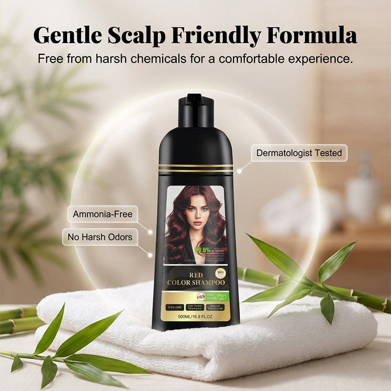 3-in-1 Hair Color Shampoo & Conditioner for Gray Coverage