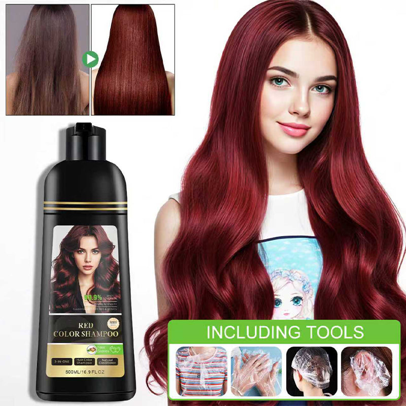 3-in-1 Hair Color Shampoo & Conditioner for Gray Coverage