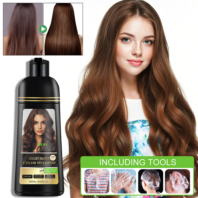 3-in-1 Hair Color Shampoo & Conditioner for Gray Coverage
