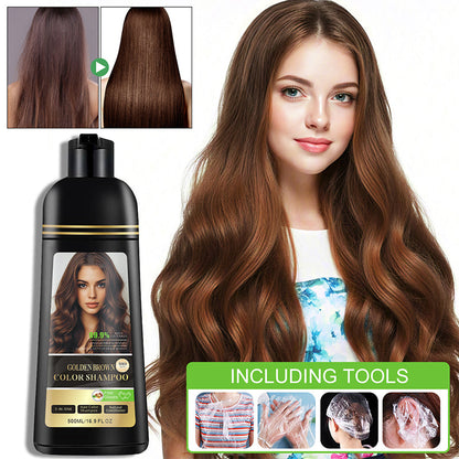 3-in-1 Hair Color Shampoo & Conditioner for Gray Coverage