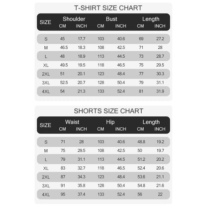 👕 Men's Summer T-Shirt & Shorts Two-Piece Set – Gradient Design & Breathable Fabric ☀️