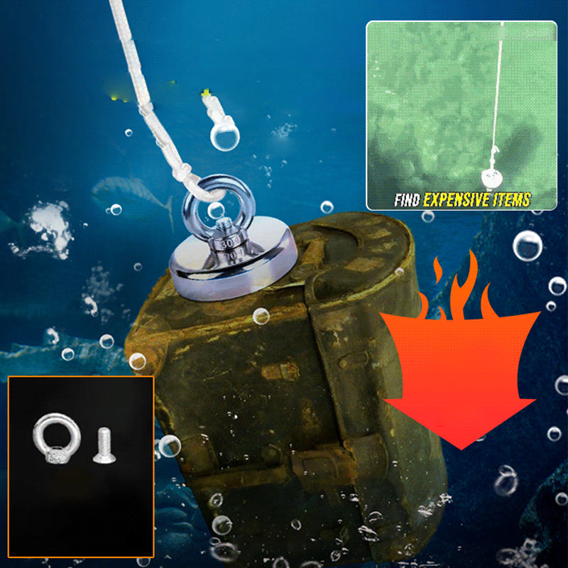 Deep-water Magnetic Salvage Magnet Set – Uncover Hidden Treasures 🌸