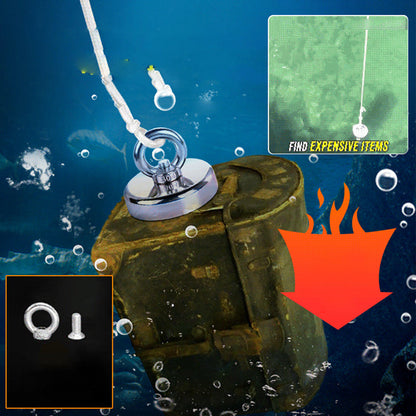 Deep-water Magnetic Salvage Magnet Set – Uncover Hidden Treasures 🌸