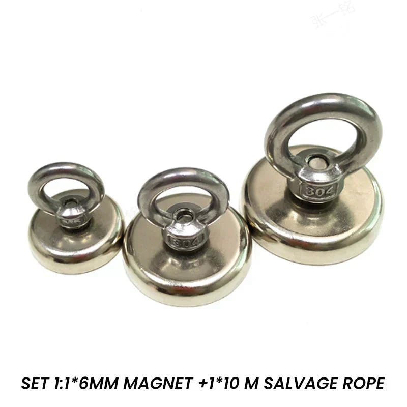Deep-water Magnetic Salvage Magnet Set – Uncover Hidden Treasures 🌸