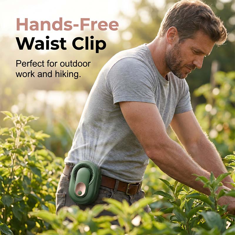 📢📢40% OFF !! ⏰4-in-1 Portable Waist Fan