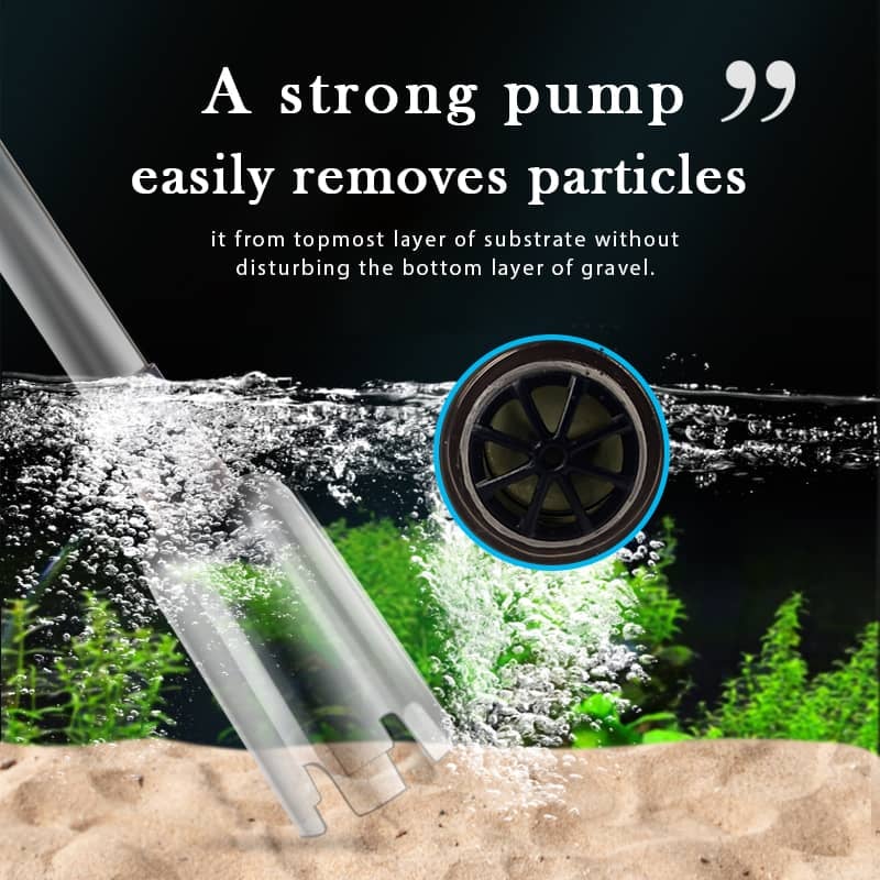⏰ Electric Aquarium Gravel Cleaner
