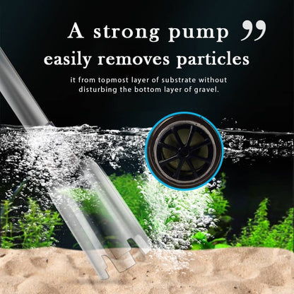 ⏰ Electric Aquarium Gravel Cleaner