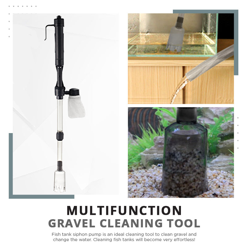 ⏰ Electric Aquarium Gravel Cleaner