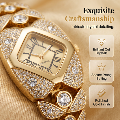 🎉 2026 Sale — Over 24,600 Sold ⌚ Women's Elegant Quartz Bracelet Watch ✨